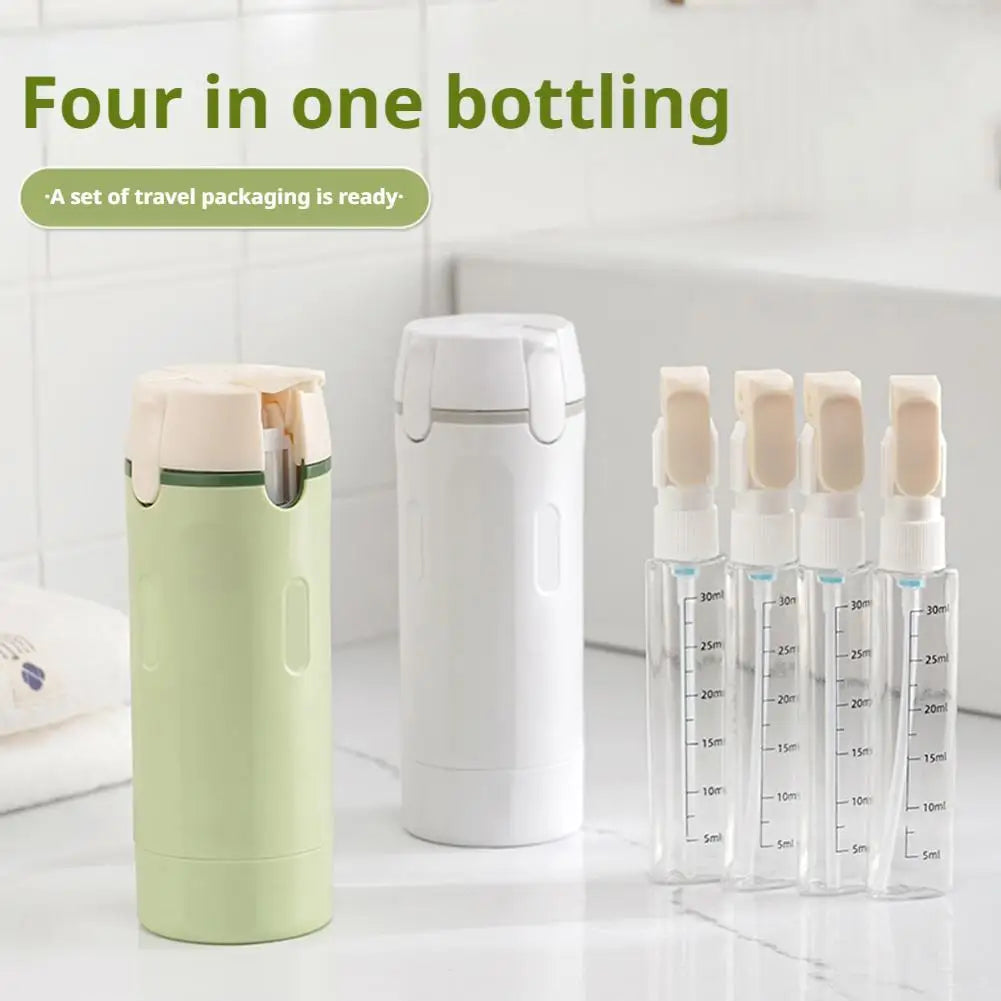 TravelEase Leakproof Cosmetic Bottle Set