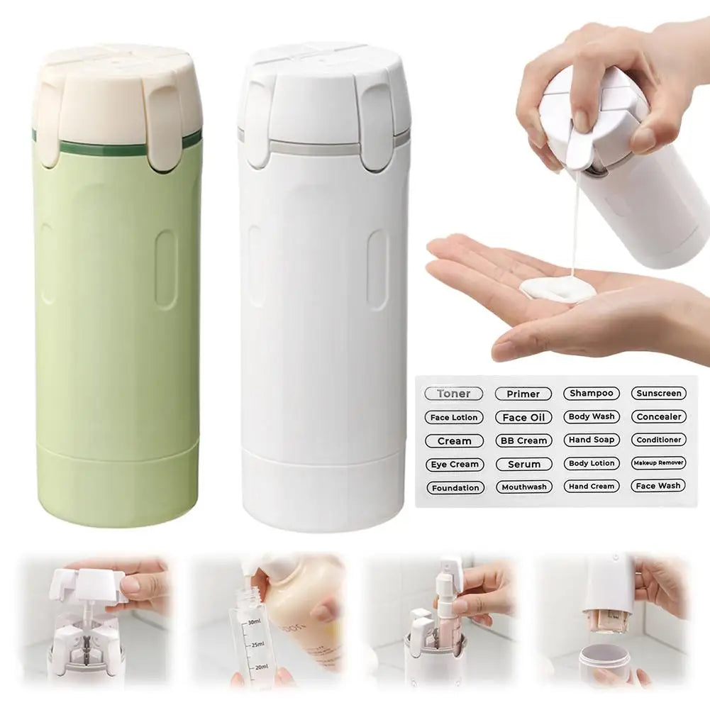 TravelEase Leakproof Cosmetic Bottle Set