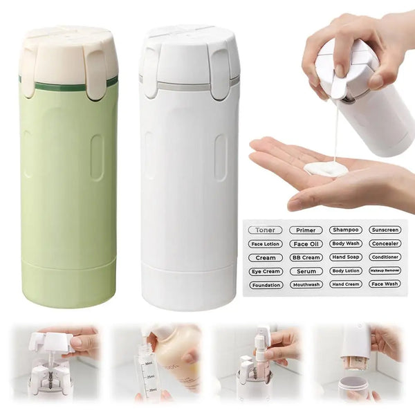 TravelEase Leakproof Cosmetic Bottle Set